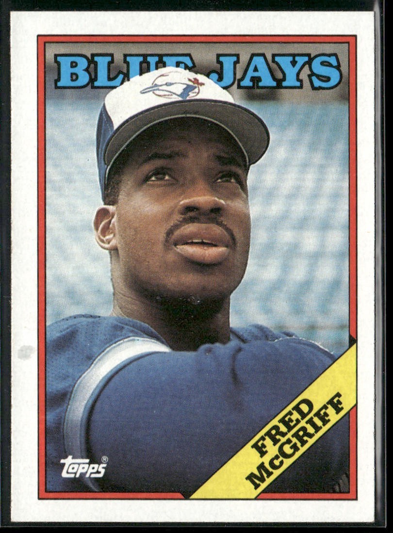Fred McGriff Player Lot Bundle 10 Different Baseball Cards FM001 Blue Jays back