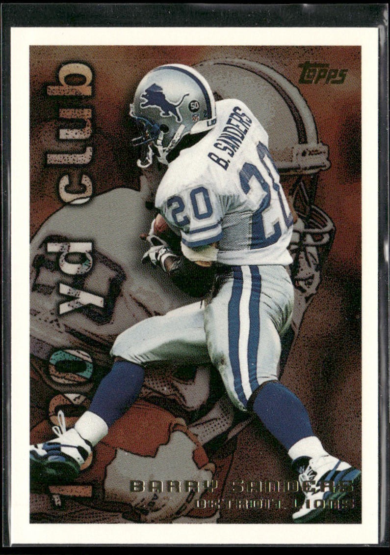 Barry Sanders Player Lot Bundle 10 Different Football Cards BS006 Lions back