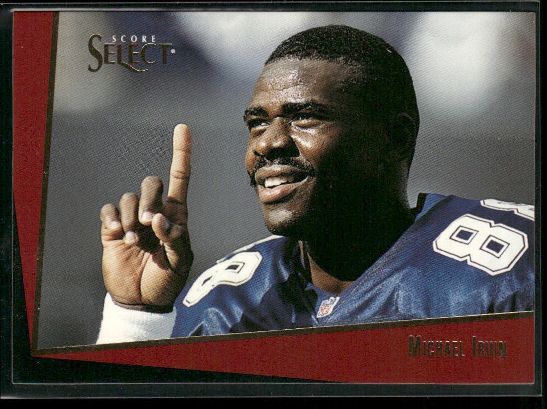 Michael Irvin Player Lot Bundle 10 Different Football Cards MI005 Cowboys back