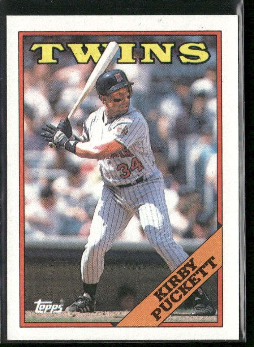 Kirby Puckett Player Lot Bundle 10 Different Baseball Cards KP001 Twins back