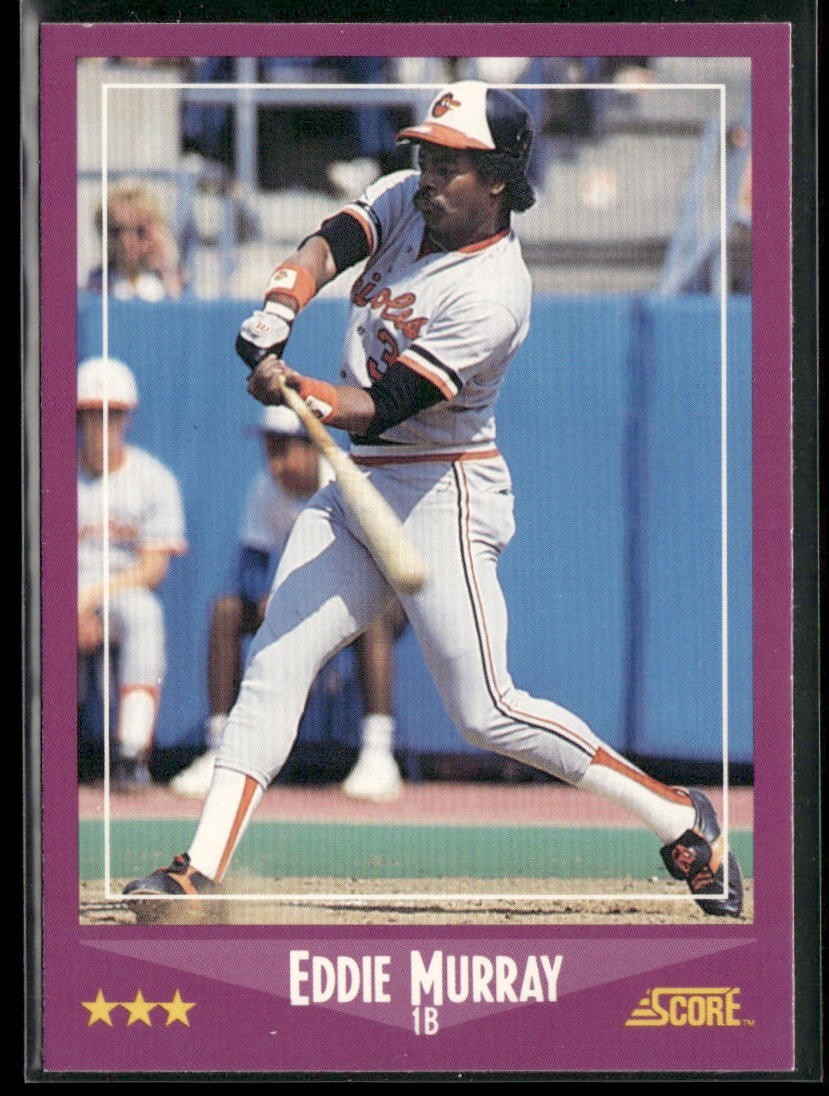 Eddie Murray Player Lot Bundle 10 Different Baseball Cards EM001 Orioles Mets front