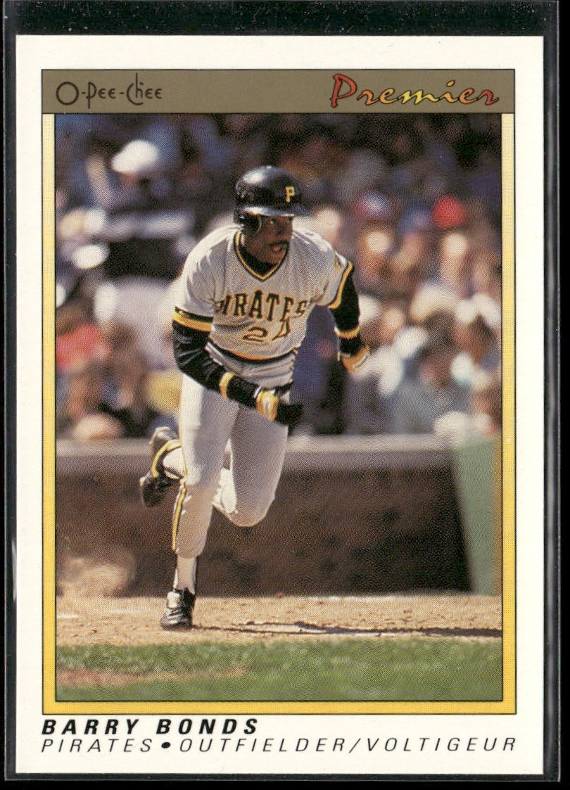 Barry Bonds Player Lot Bundle 10 Different Baseball Cards BB003 Giants Pirates back