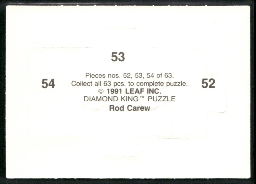 Puzzle Piece Lot Bundle 10 Different Baseball Cards P009 back