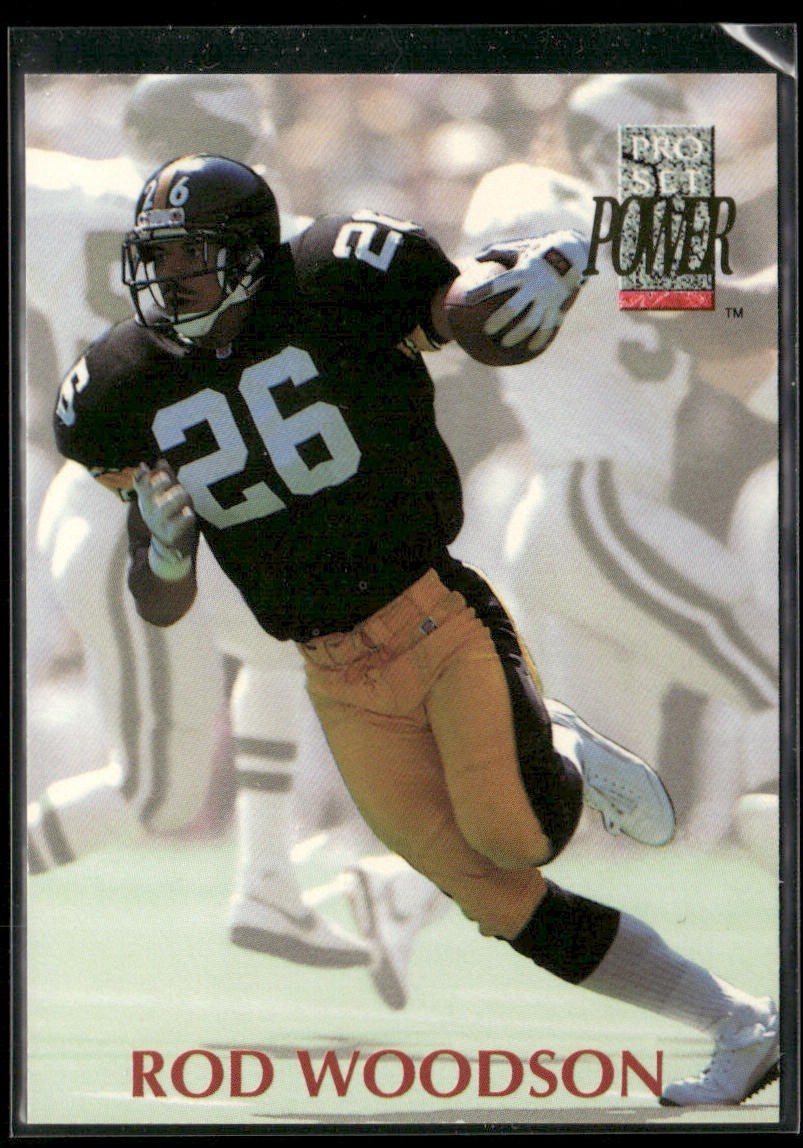 Rod Woodson Player Lot Bundle 10 Different Football Cards RW007 Steelers back