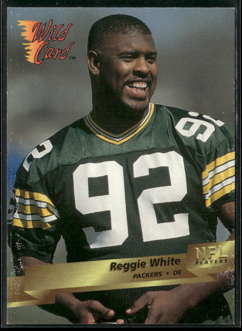 Reggie White Player Lot Bundle 10 Different Football Cards RW004 Eagles Packers front