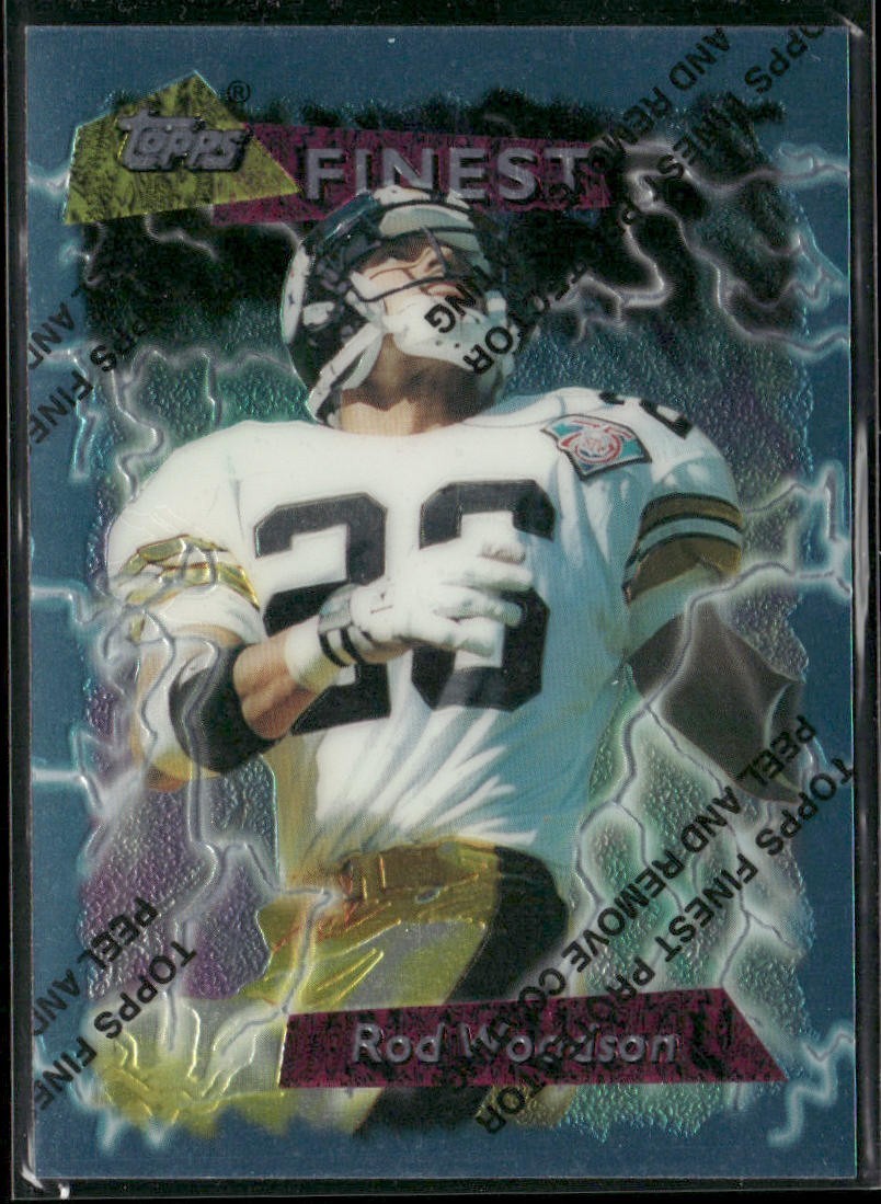 Rod Woodson Player Lot Bundle 10 Different Football Cards RW008 Steelers back