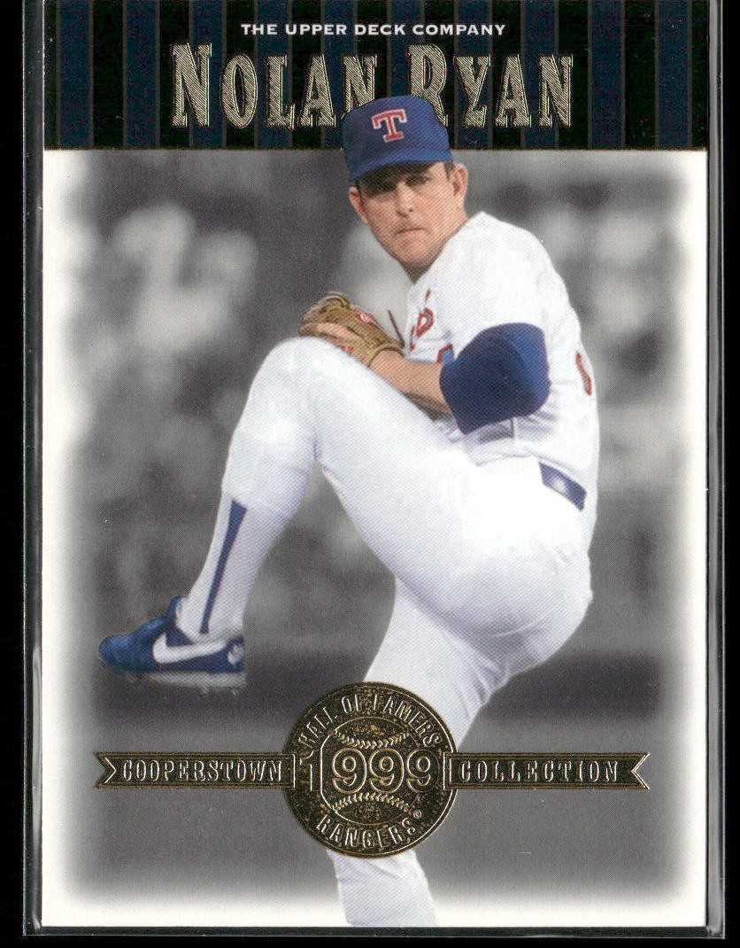 Nolan Ryan Player Lot Bundle 10 Different Baseball Cards NR001 Rangers back