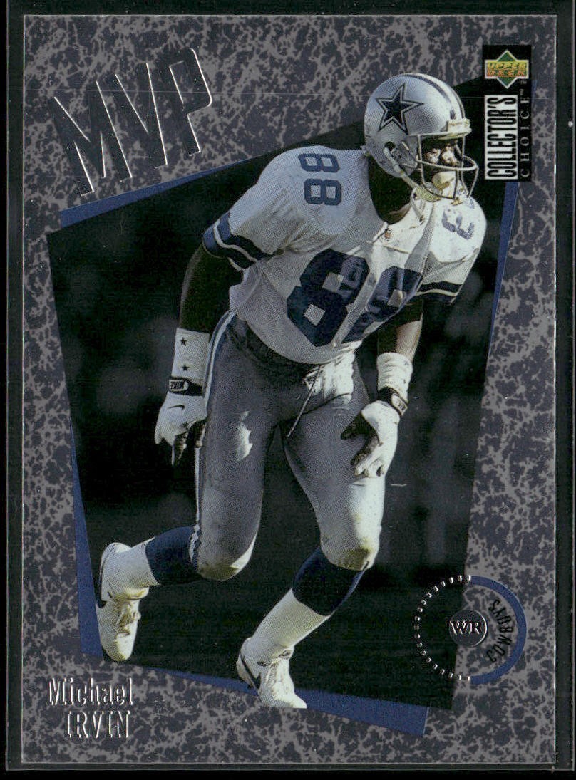 Michael Irvin Player Lot Bundle 10 Different Football Cards MI006 Cowboys back