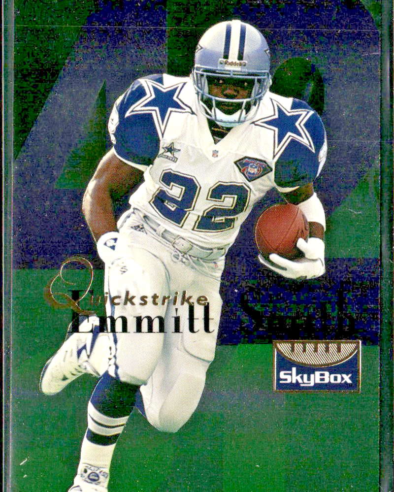 Emmitt Smith Player Lot Bundle 10 Different Football Cards ES007 Cowboys back