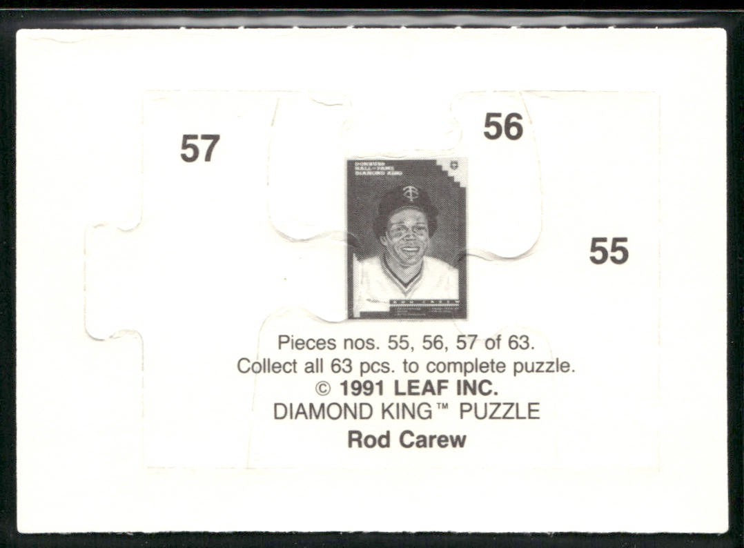 Puzzle Piece Lot Bundle 10 Different Baseball Cards P014 back