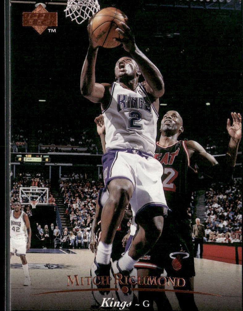 Mitch Richmond Player Lot Bundle 10 Basketball Cards MR003 Kings back