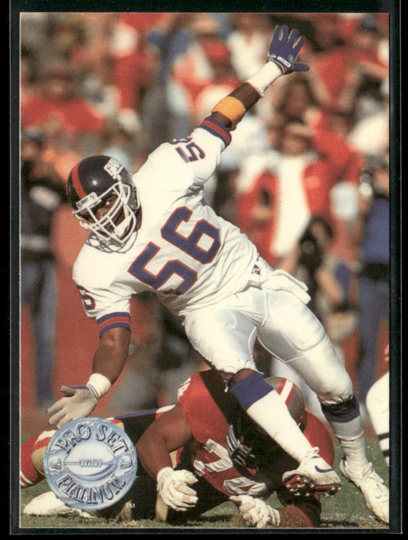 Lawrence Taylor Player Lot Bundle 10 Different Football Cards LT003 Giants back