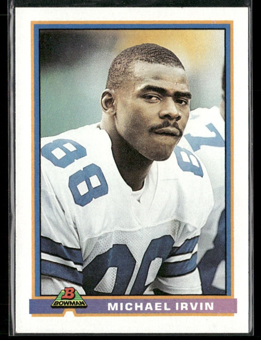 Michael Irvin Player Lot Bundle 10 Different Football Cards MI008 Cowboys back