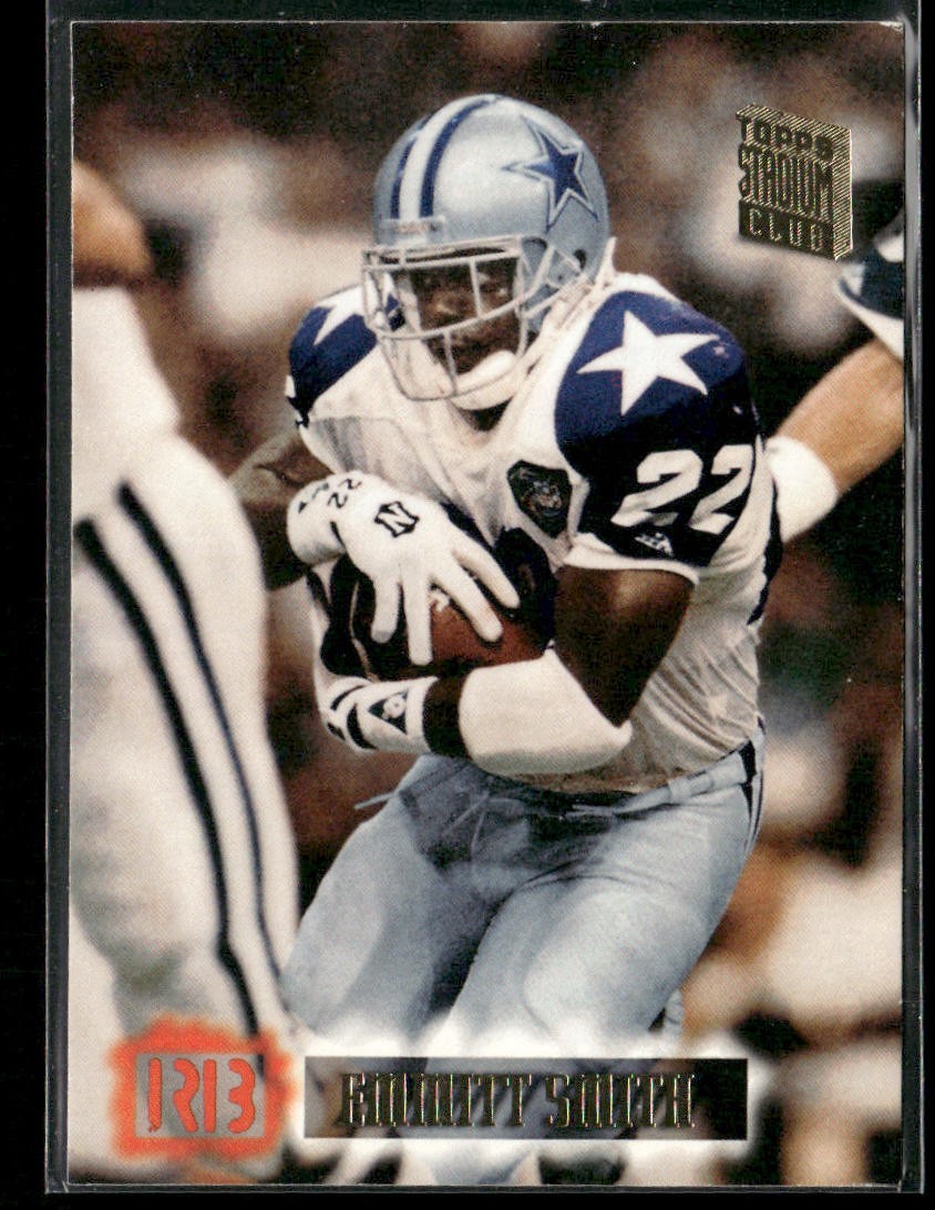 Emmitt Smith Player Lot Bundle 10 Different Football Cards ES001 Cowboys 1 RC back
