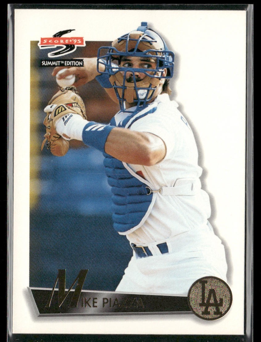 Mike Piazza Player Lot Bundle 10 Different Baseball Cards MP002 Dodgers Mets back