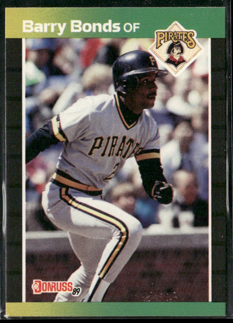 Barry Bonds Player Lot Bundle 10 Different Baseball Cards BB004 Giants Pirates back
