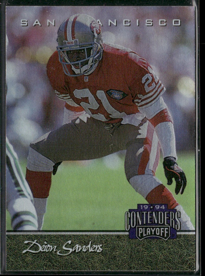 Deion Sanders Player Lot Bundle 10 Different Football Cards DS003 Falcons 49ers back