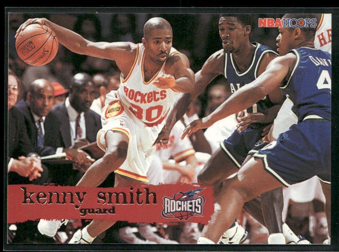Kenny Smith Player Lot Bundle 10 Basketball Cards KS001 Rockets back