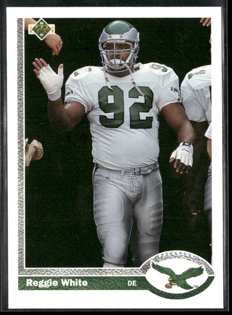Reggie White Player Lot Bundle 10 Different Football Cards RW001 Eagles Packers back
