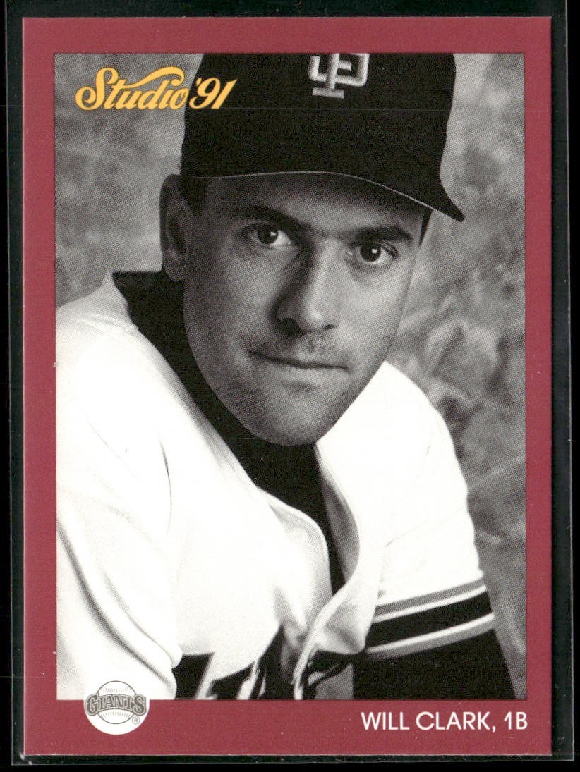 Will Clark Player Lot Bundle 10 Different Baseball Cards WC002 Giants front