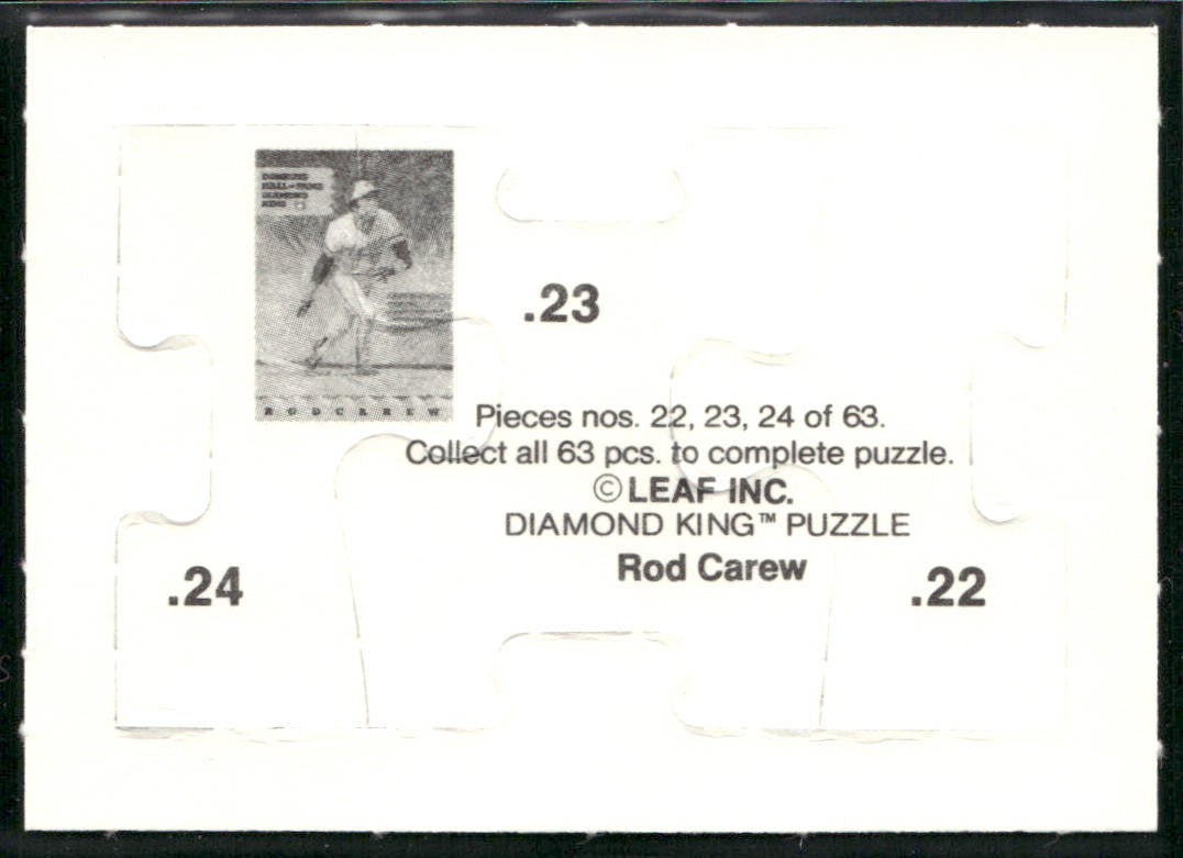 Puzzle Piece Lot Bundle 10 Different Baseball Cards P007 back