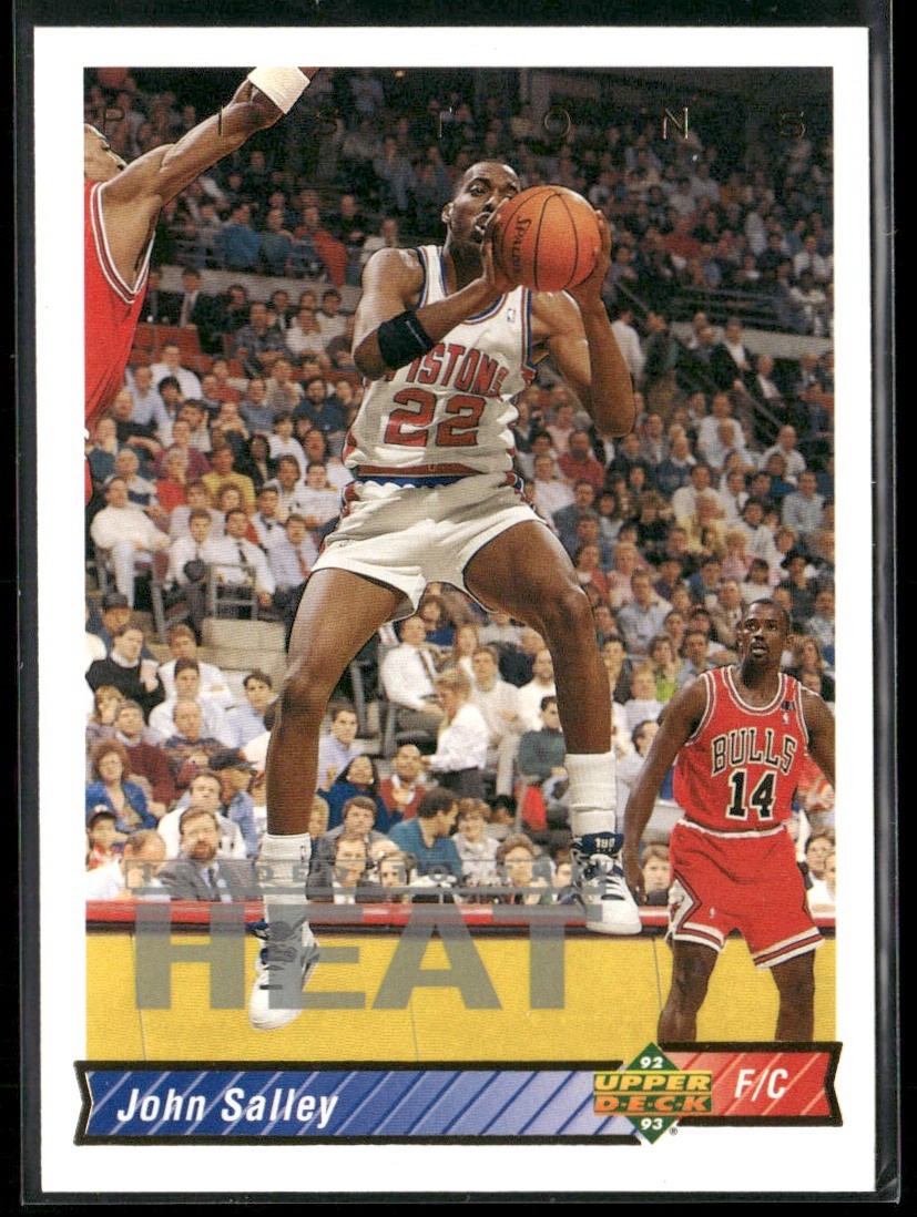 John Salley Player Lot Bundle 10 Basketball Cards JS004 Heat Pistons back