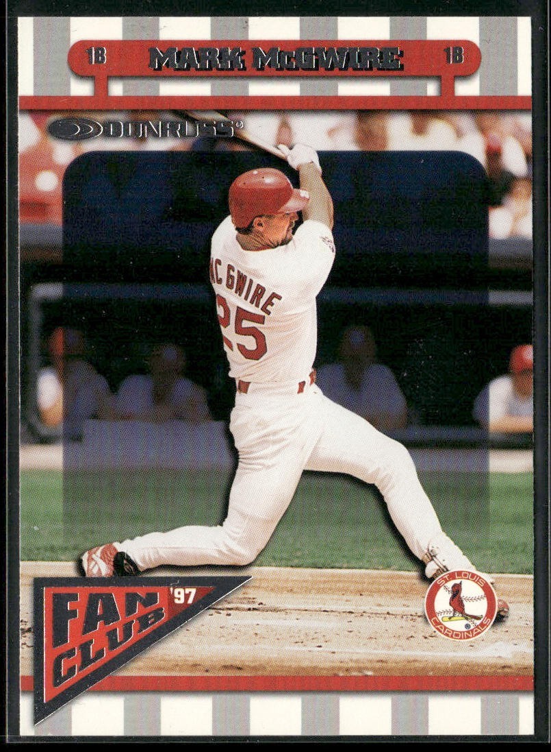 Mark McGwire Player Lot Bundle 10 Different Baseball Cards MM002 Athletics back