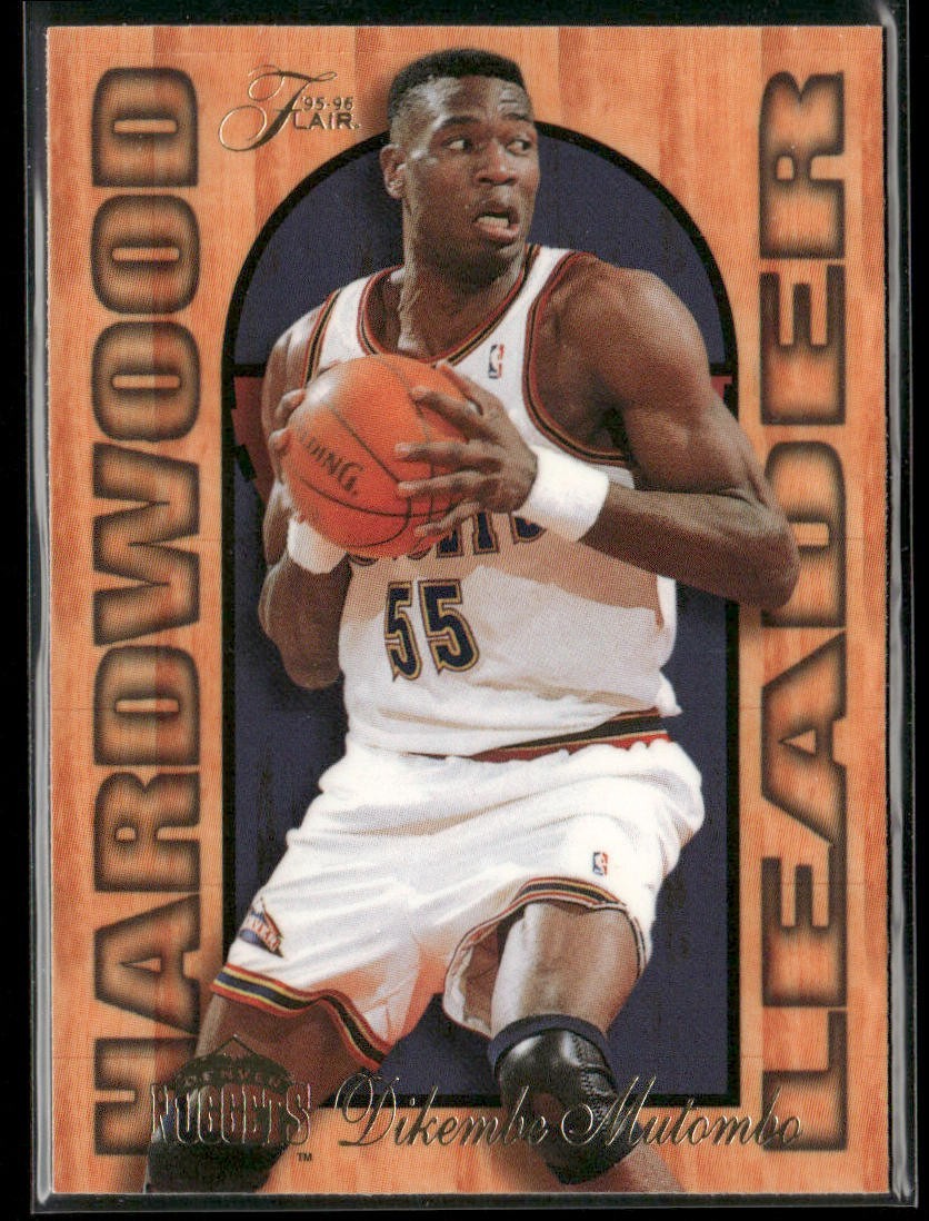 Dikembe Mutombo Player Lot Bundle 10 Basketball Cards DM003 Nuggets Hawks 1 RC back