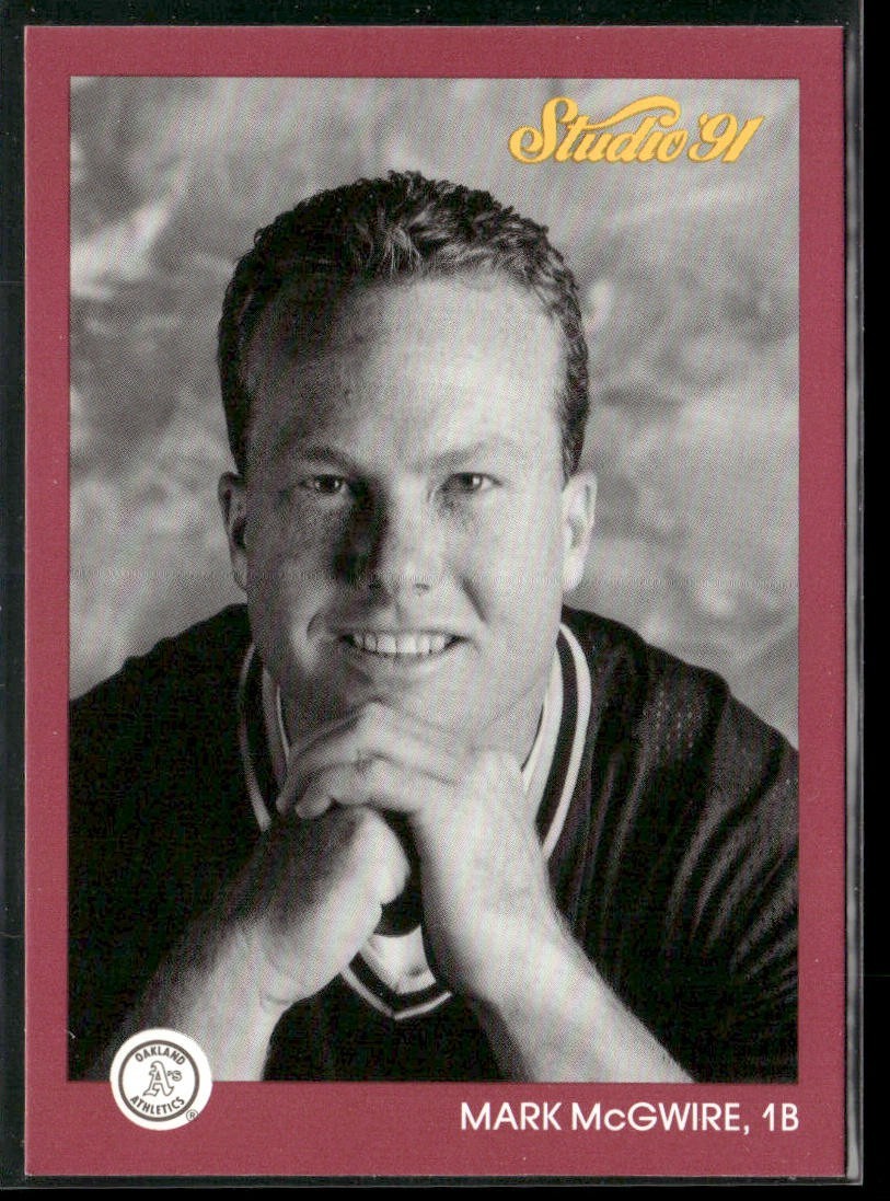 Mark McGwire Player Lot Bundle 10 Different Baseball Cards MM003 Athletics front