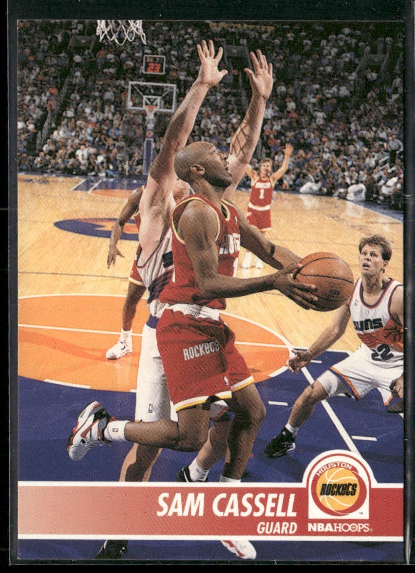 Sam Cassell Player Lot Bundle 10 Basketball Cards SC003 Rockets Nets 2 RC back