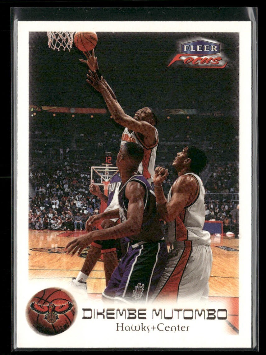 Dikembe Mutombo Player Lot Bundle 10 Basketball Cards DM002 Nuggets Hawks back