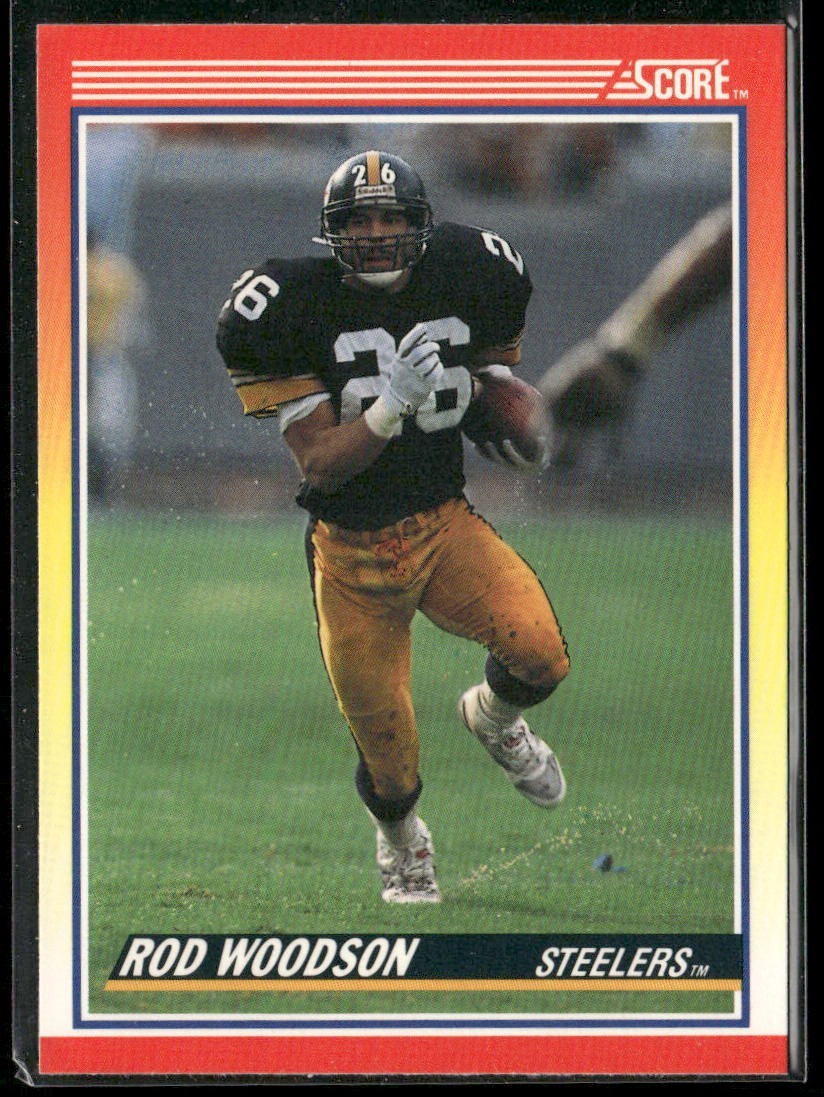 Rod Woodson Player Lot Bundle 10 Different Football Cards RW002 Steelers back