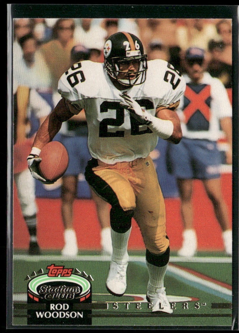 Rod Woodson Player Lot Bundle 10 Different Football Cards RW003 Steelers back