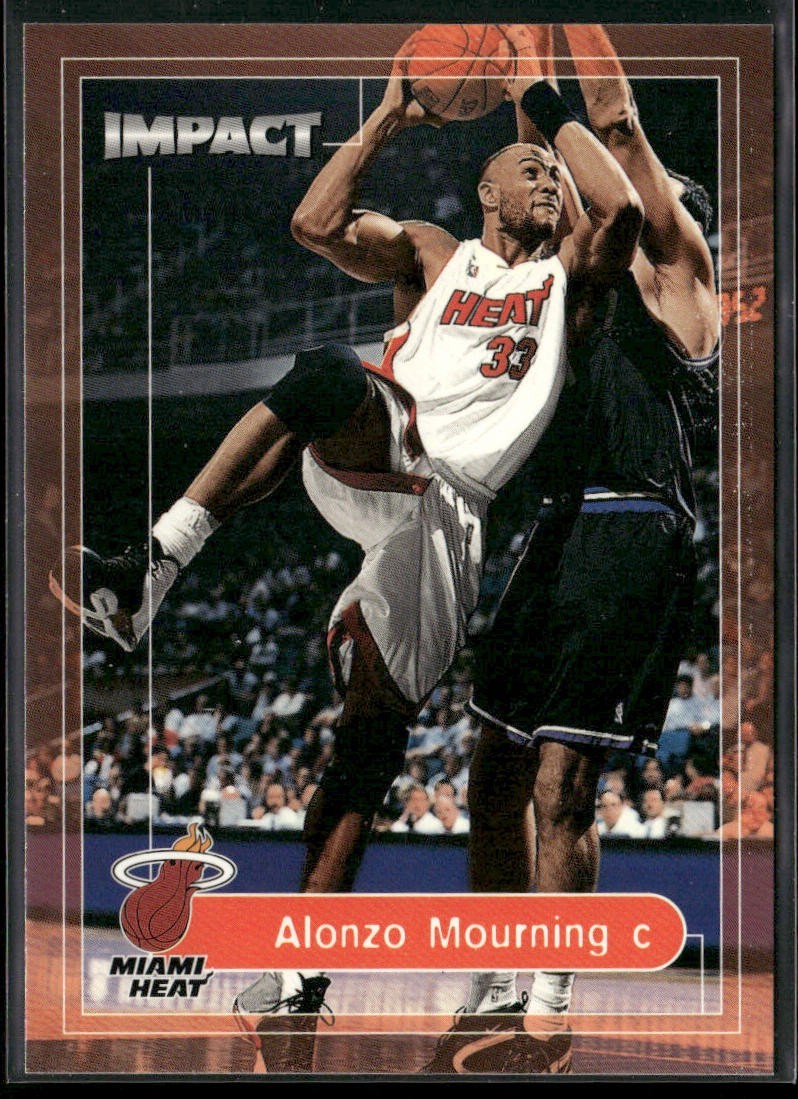 Alonzo Mourning Player Lot Bundle 10 Different Basketball Cards AM005 Heat back