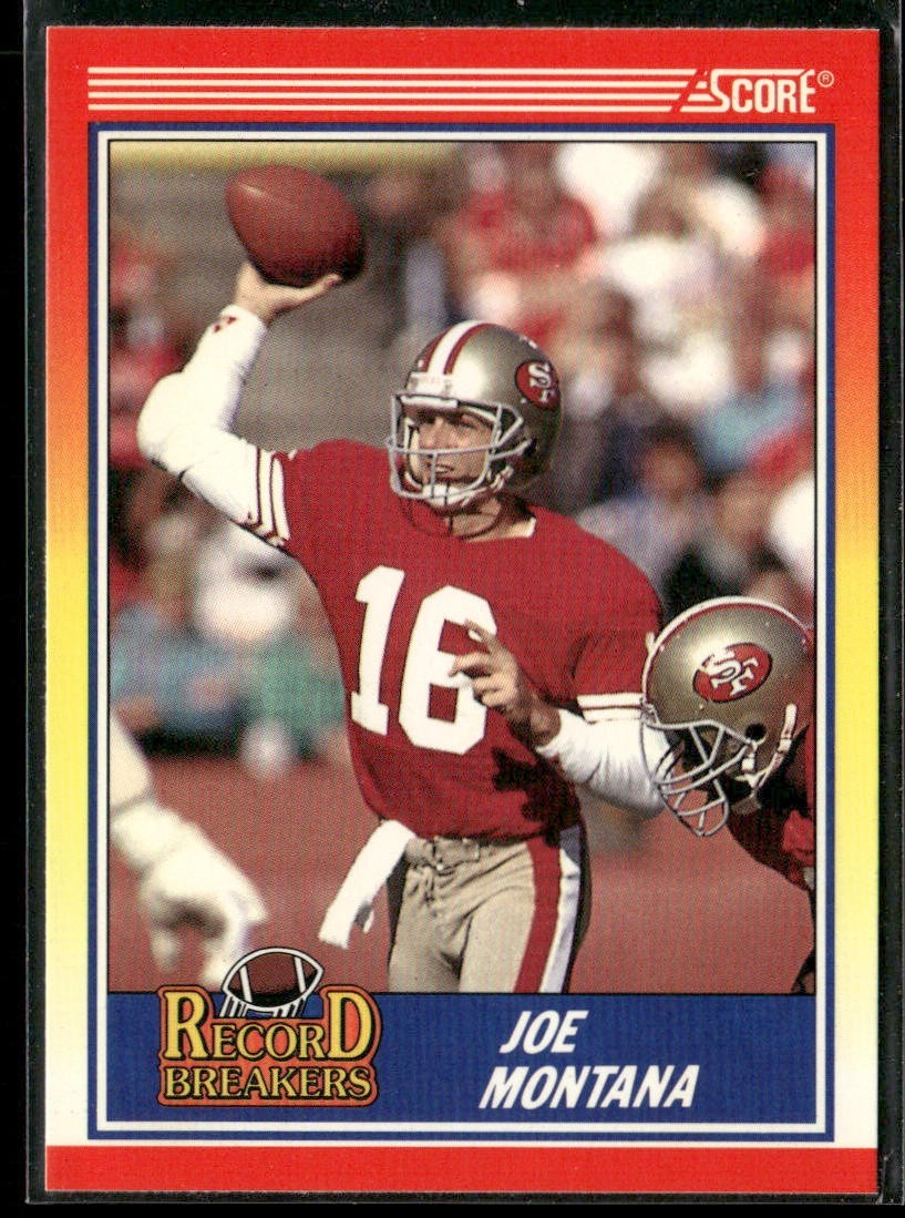 Joe Montana Player Lot Bundle 10 Different Football Cards JM004 49ers Chiefs back