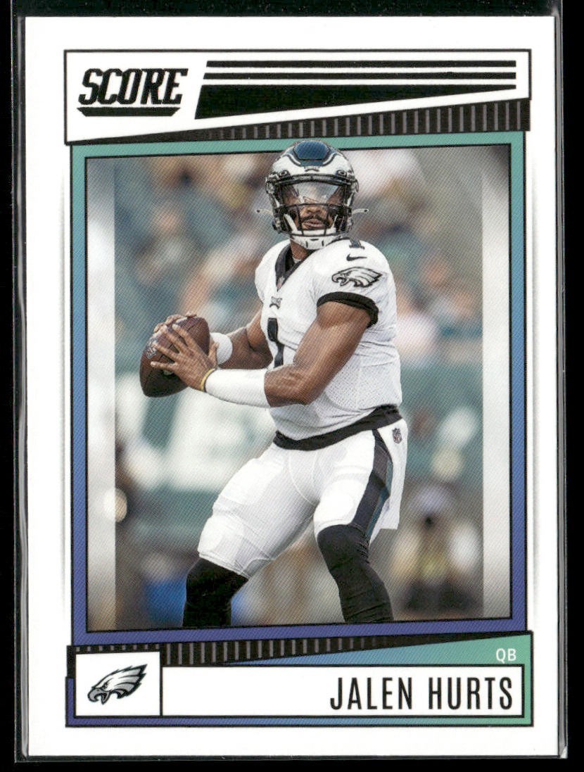 Jalen Hurts Player Lot Bundle 10 Different Football Cards JH004 Eagles back
