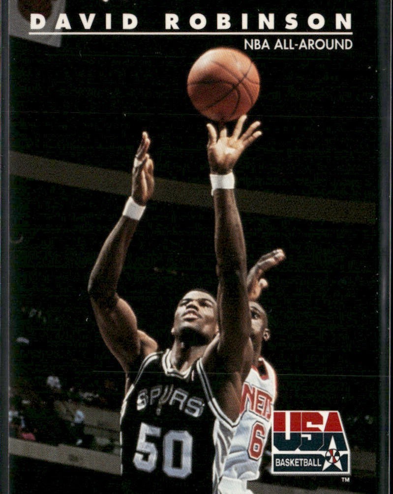 David Robinson Player Lot Bundle 10 Basketball Cards DR002 Spurs back