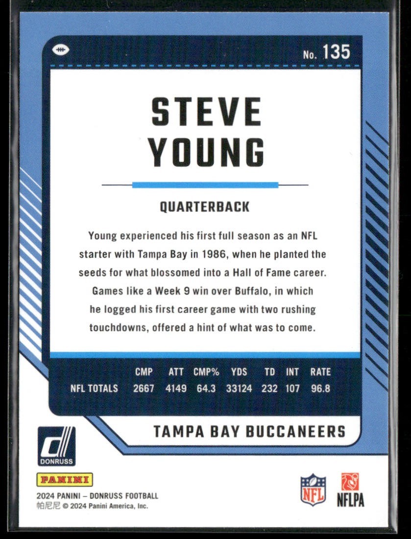 Steve Young Player Lot Bundle 10 Different Football Cards SY003 49ers back