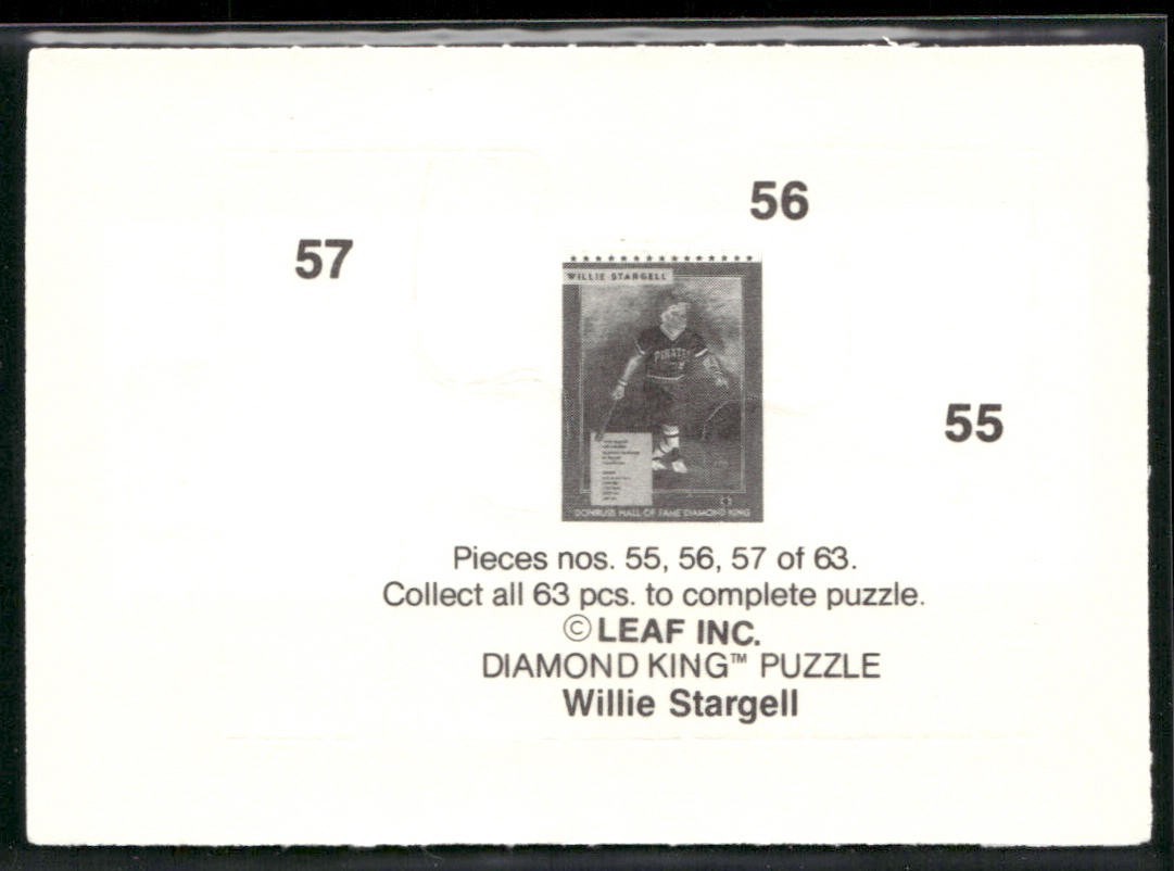 Puzzle Piece Lot Bundle 10 Different Baseball Cards P003 back