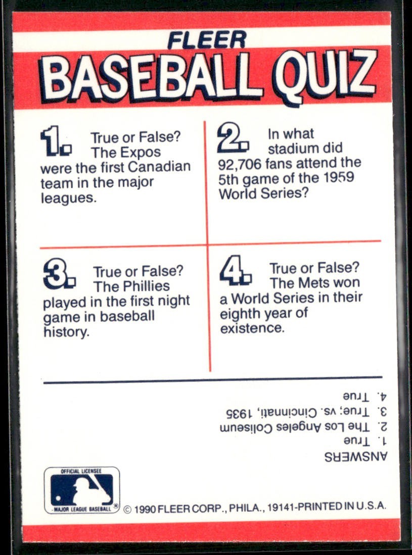 Baseball Teams Lot Bundle 10 Different Baseball Cards T004 back