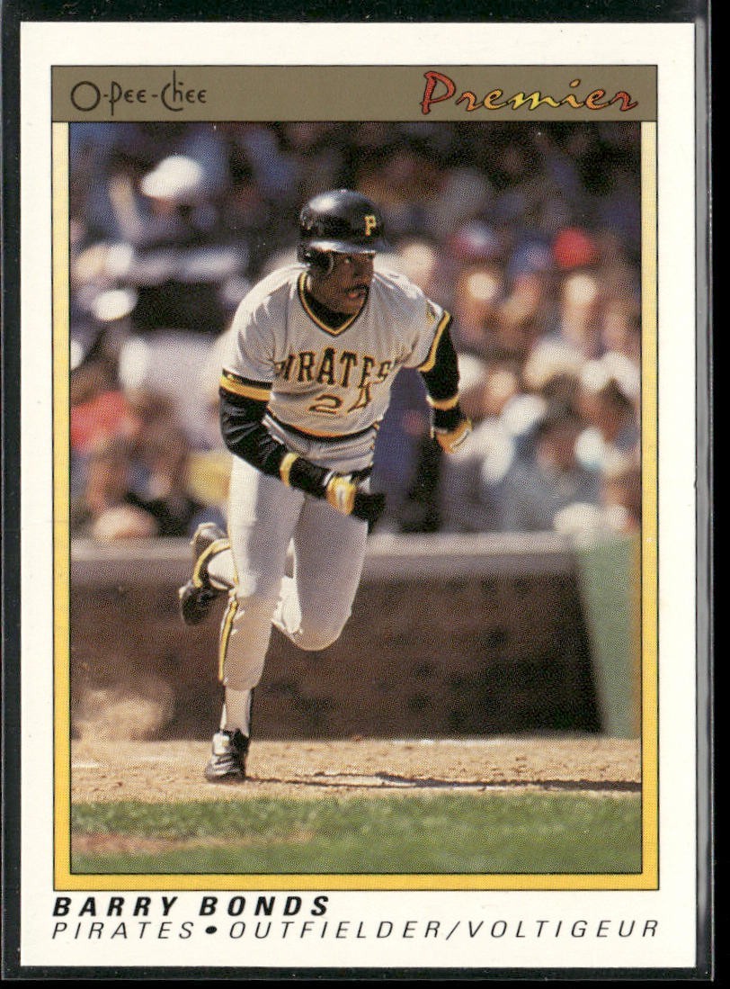 Barry Bonds Player Lot Bundle 10 Different Baseball Cards BB002 Giants Pirates back