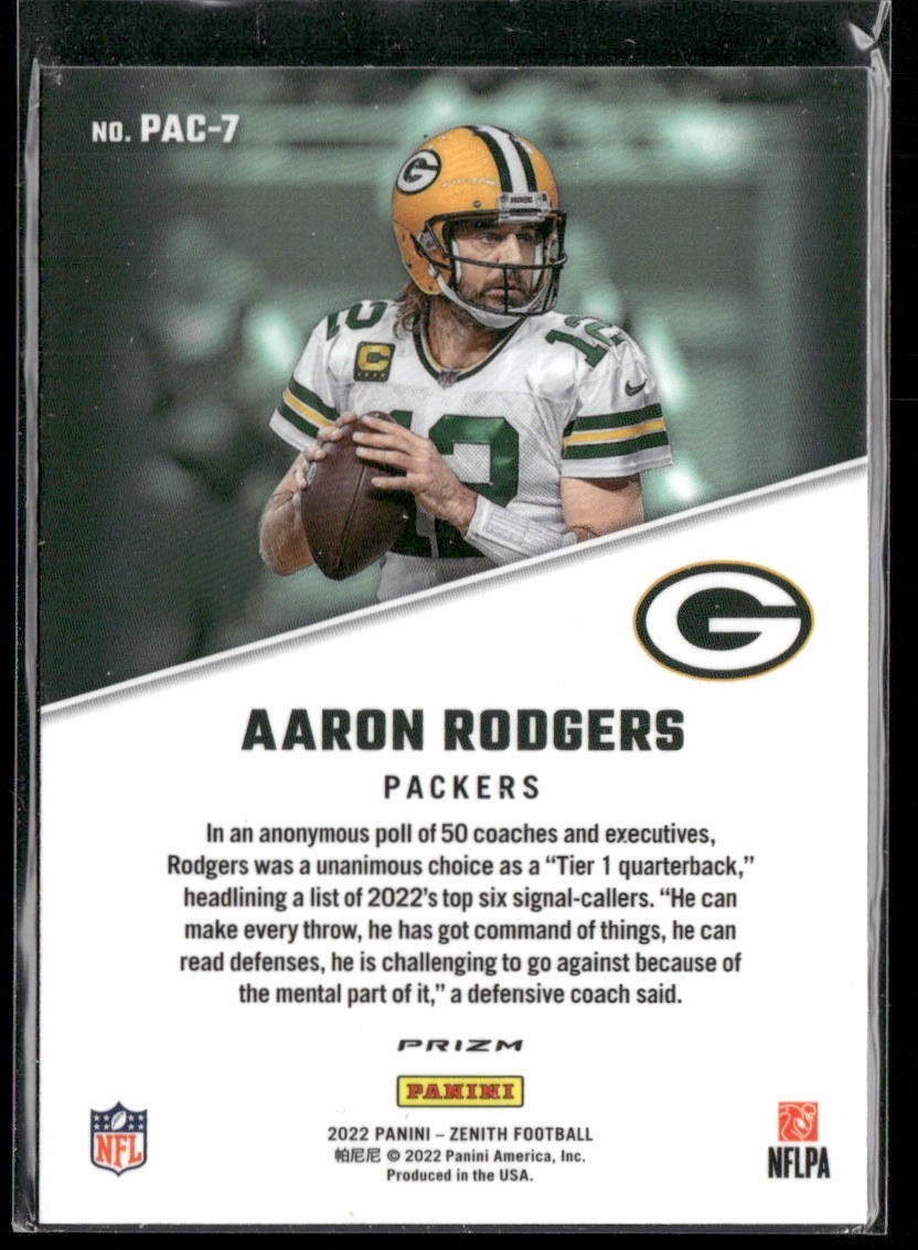 Aaron Rodgers Player Lot Bundle 10 Different Football Cards AR002 Packers Jets back