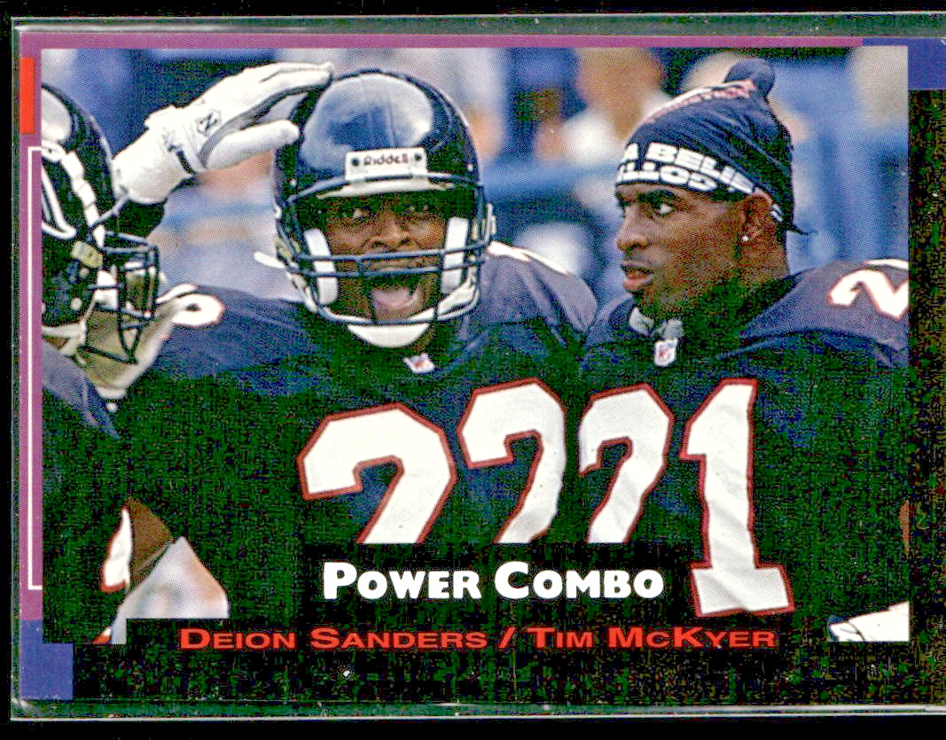 Deion Sanders Player Lot Bundle 10 Different Football Cards DS002 Falcons 49ers front