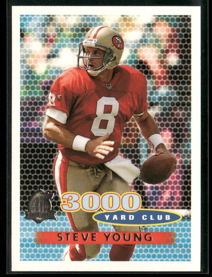 Steve Young Player Lot Bundle 10 Different Football Cards SY002 49ers back
