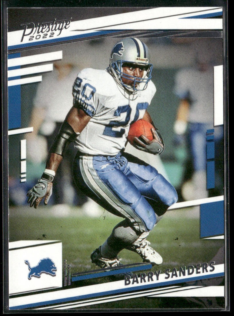 Barry Sanders Player Lot Bundle 10 Different Football Cards BS009 Lions back