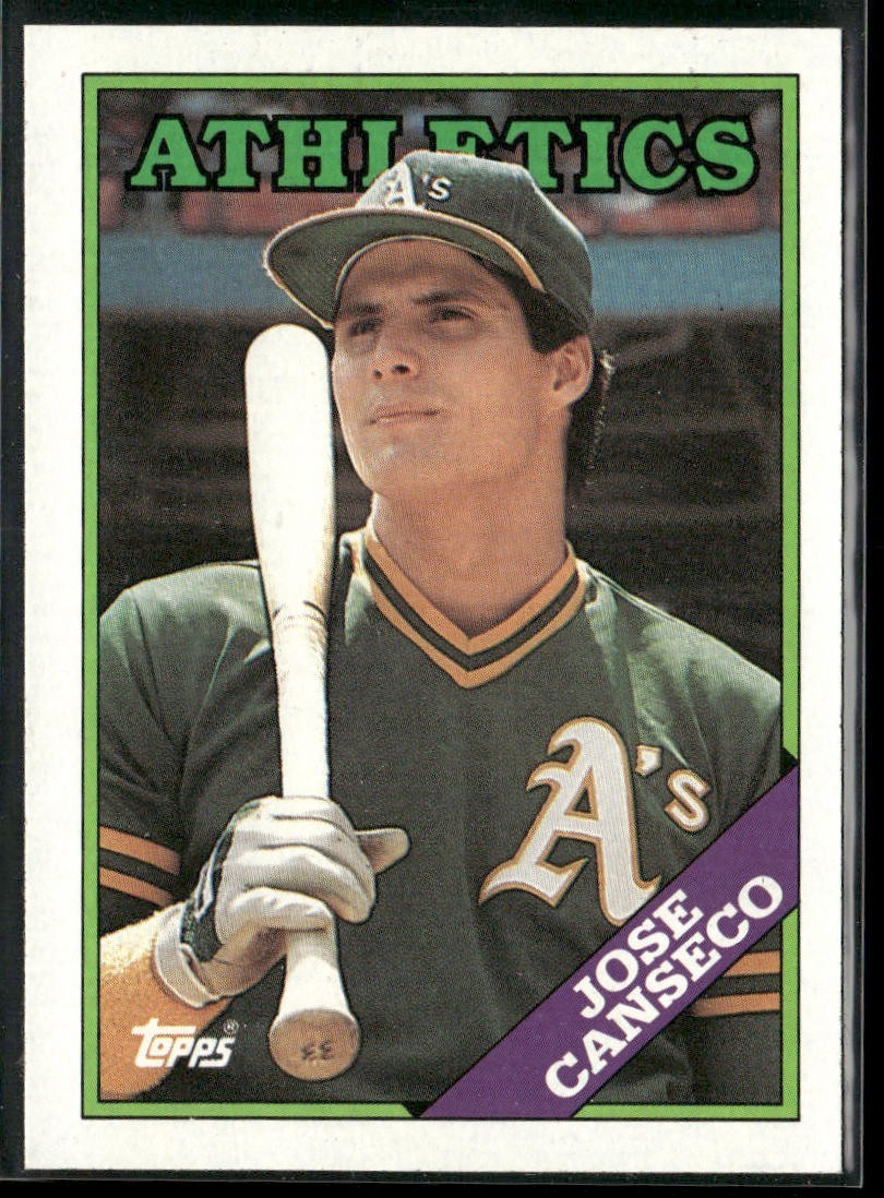 Jose Canseco Player Lot Bundle 10 Different Baseball Cards JC001 Athletics back
