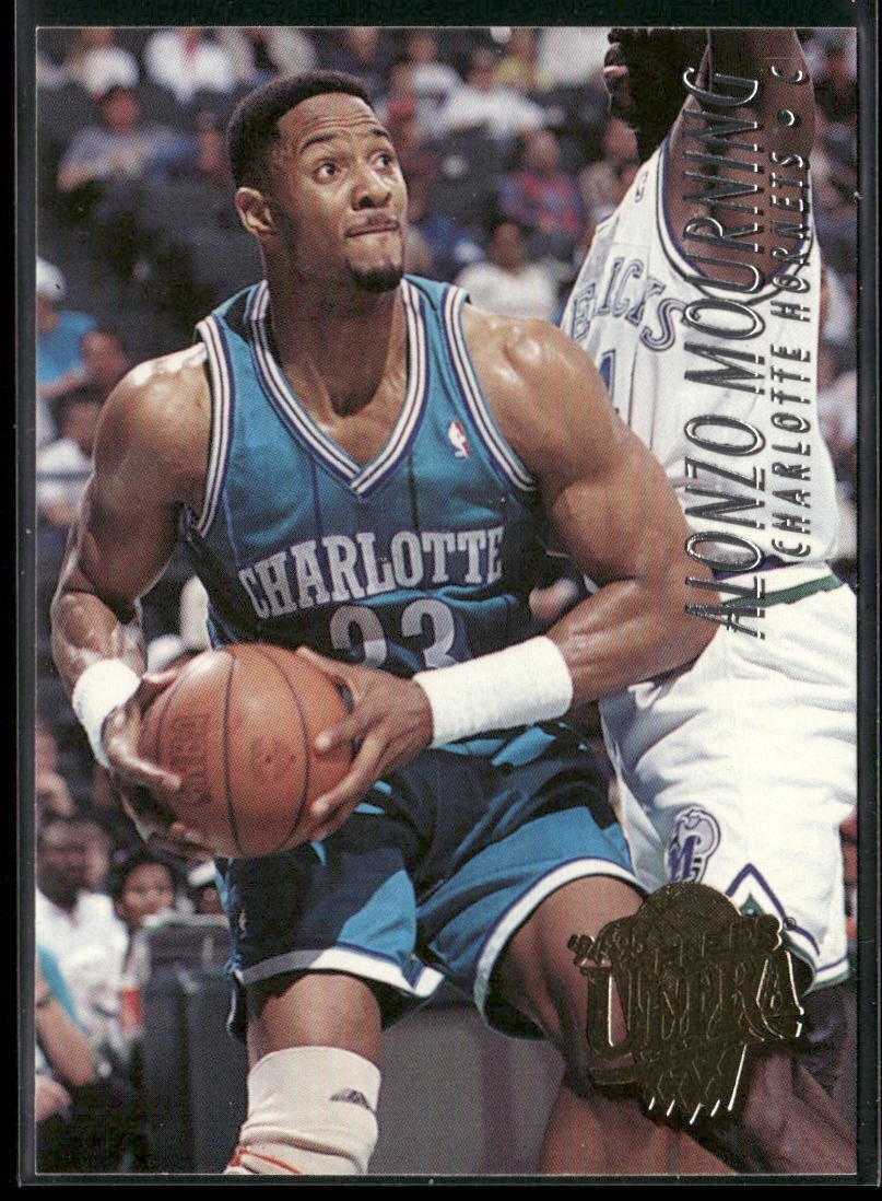 Alonzo Mourning Player Lot Bundle 10 Different Basketball Cards AM003 Heat back