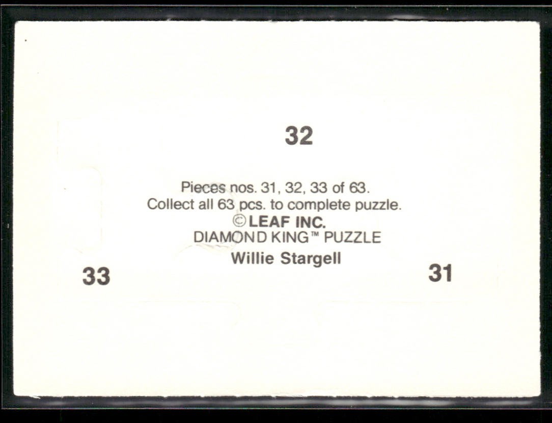 Puzzle Piece Lot Bundle 10 Different Baseball Cards P007 back