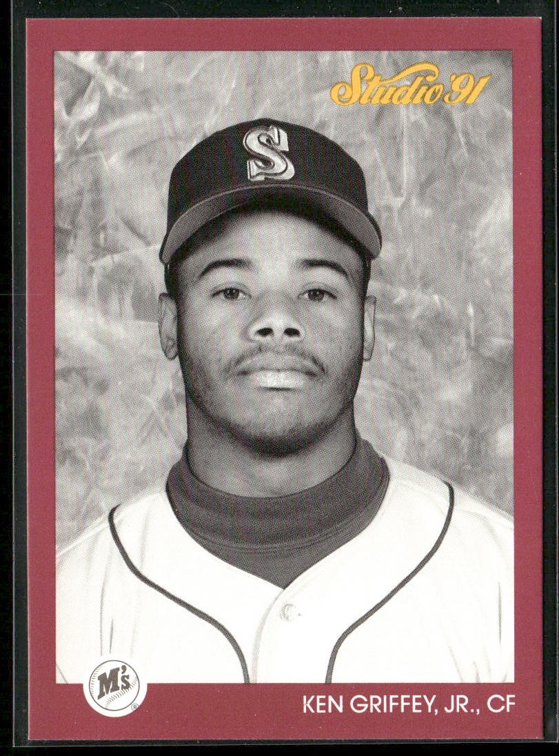 Ken Griffey Jr. Player Lot Bundle 10 Different Baseball Cards KGJ002 Mariners back