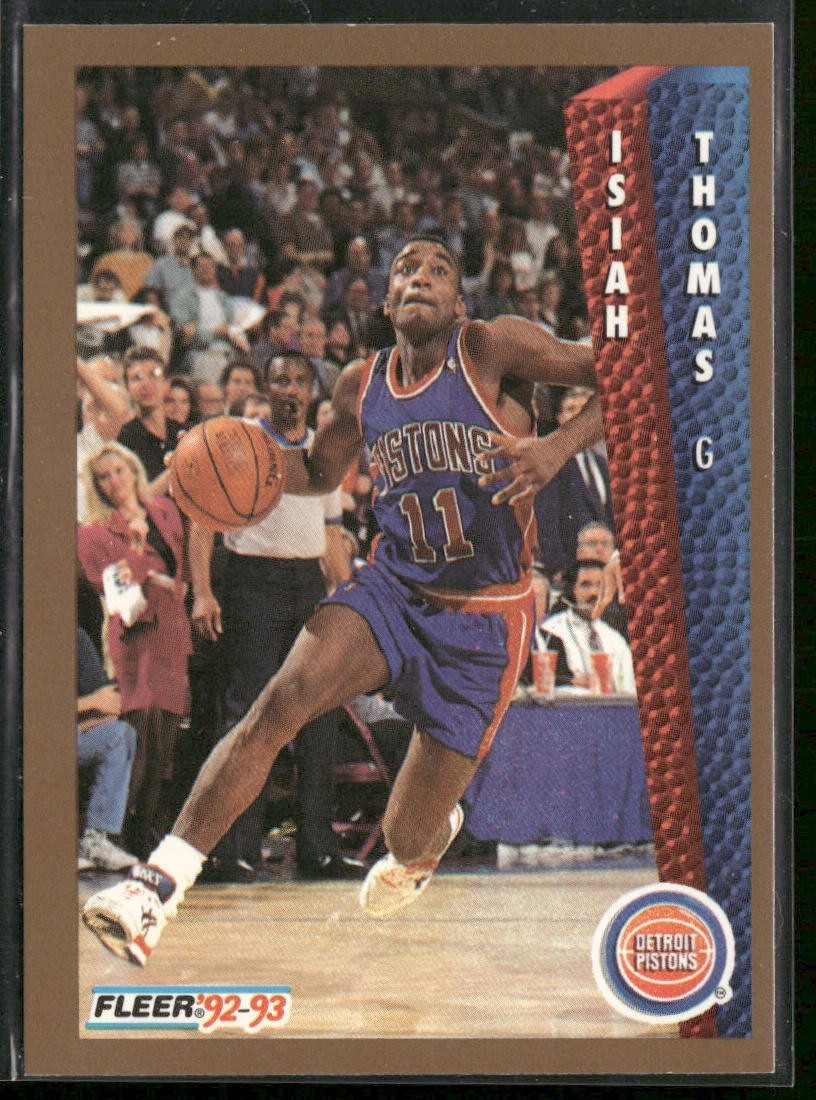Isiah Thomas Player Lot Bundle 10 Basketball Cards IT001 Pistons back